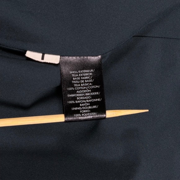 Ann Taylor Olive Green Leaf Embroidered Flared Mini Skirt Size 16 Dark Academia - Picture 10 of 12